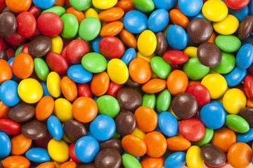 Fototapeta na wymiar Colorful Chocolate Candy