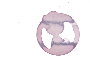 Fleck vom Rotwein