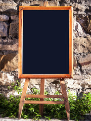 old fashioned menu board