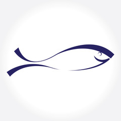 Obraz premium fish logo