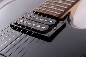 Fototapeta premium Electric guitar isolated on black