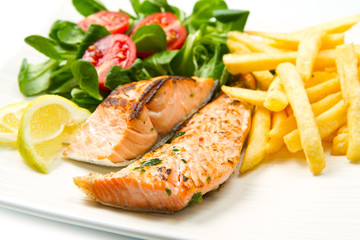 filetto di salmone alla griglia