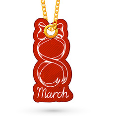 8 march ribbon element.