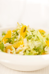 salad with orange