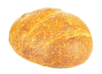Loaf of bread isolated on white