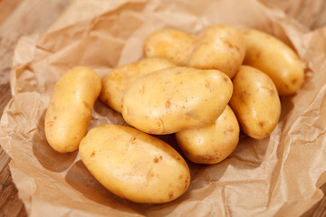 fresh potatoes
