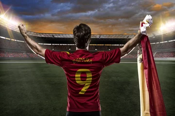 Foto op Plexiglas Voetbal Spanish soccer player