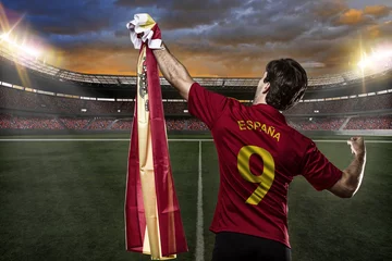 Zelfklevend Fotobehang Spanish soccer player © beto_chagas