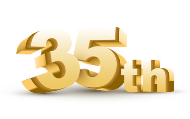 3d anniversary, 35th