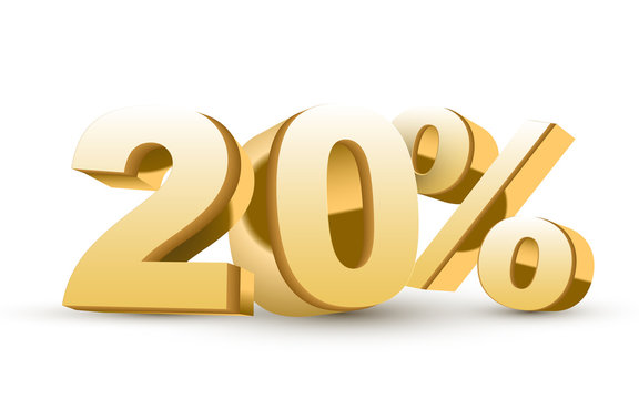 3d shiny golden discount collection - 20 percent