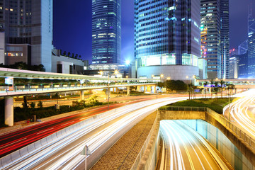 Fototapeta na wymiar Traffic In Hong Kong city