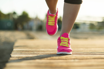 Running woman