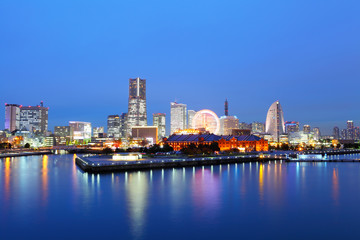 Obraz premium Yokohama night