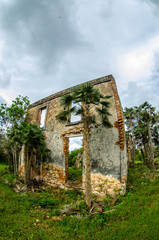 Fototapeta na wymiar Ruins of a french plantation, Cuba