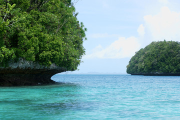パラオの海と島