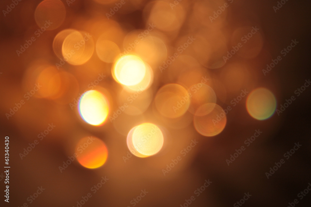 Poster abstract blurred circular bokeh lights background