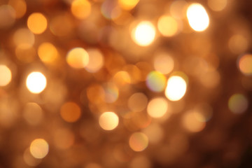 abstract blurred circular bokeh lights background