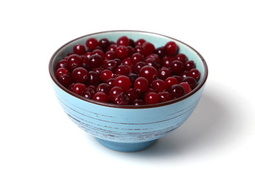 cranberries in dish