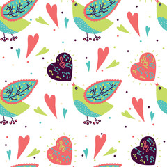 Song. Seamless pattern.
