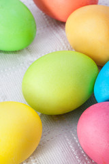 Colorful easter eggs
