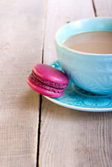 Purple macaron