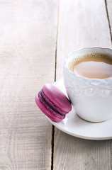 Purple macaron
