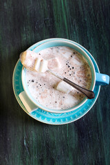 Cup of hot coffee