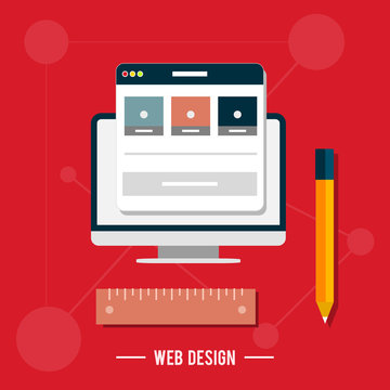 Icon for web design, seo, social media