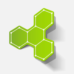 molecular structure, sticker