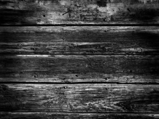 Old Wood Background - BW