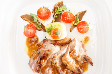 Grilled sirloin steak