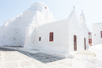 Traditional white-washed Greek houses