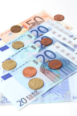 Fototapeta na wymiar euro money