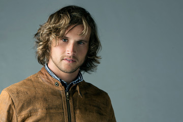 Handsome caucasian man