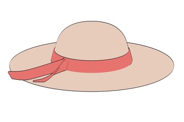 cartoon image of summer hat