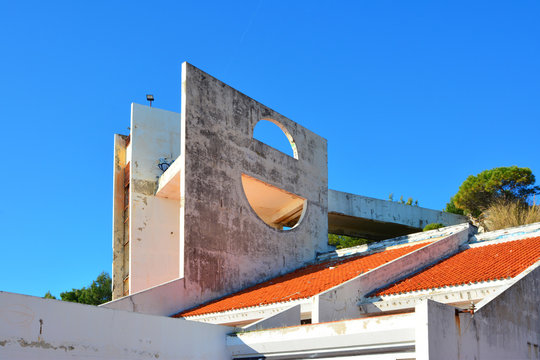 damaged building