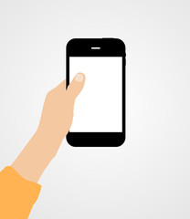 Using Online Services Concept Flat Vector Illustration