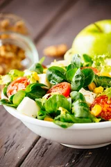 Fotobehang Green dieting salad © Martinina