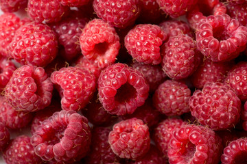 Raspberry fruit background
