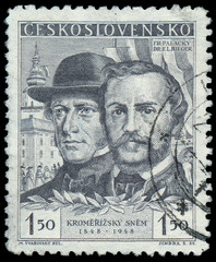 CZECHOSLOVAKIA - CIRCA 1948: A stamp printed in Czechoslovakia