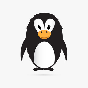 Funny Penguin Illustration