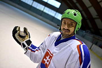 Fototapeta premium Hockey player