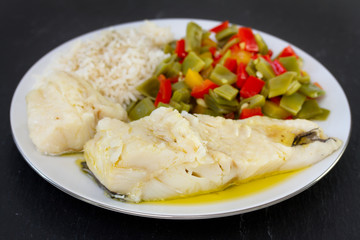 cod with vegetables