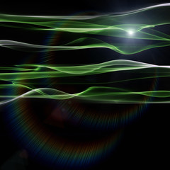 futuristic eco background design with lights