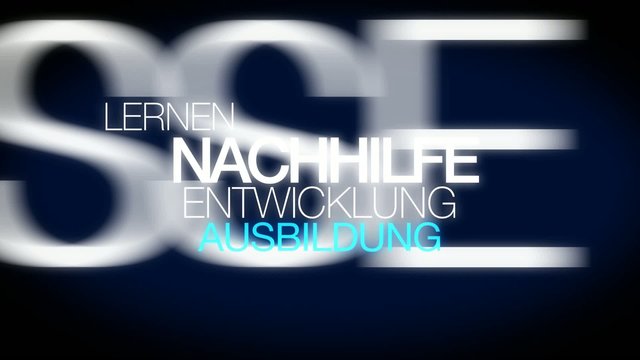 Nachhilfe Coaching trainer Worte Tag Cloud Illustration