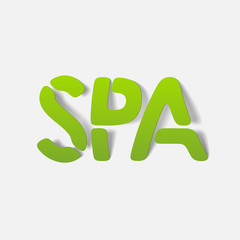 realistic design element: spa
