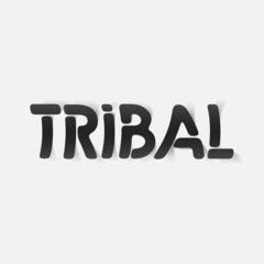 realistic design element: tribal