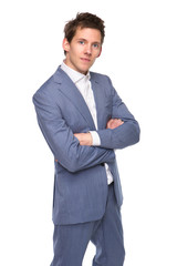 Businessman posing with arms crossed