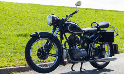 Fototapeta na wymiar Motorrad Oldtimer Bike 2