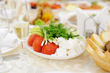 Vegetables on Table